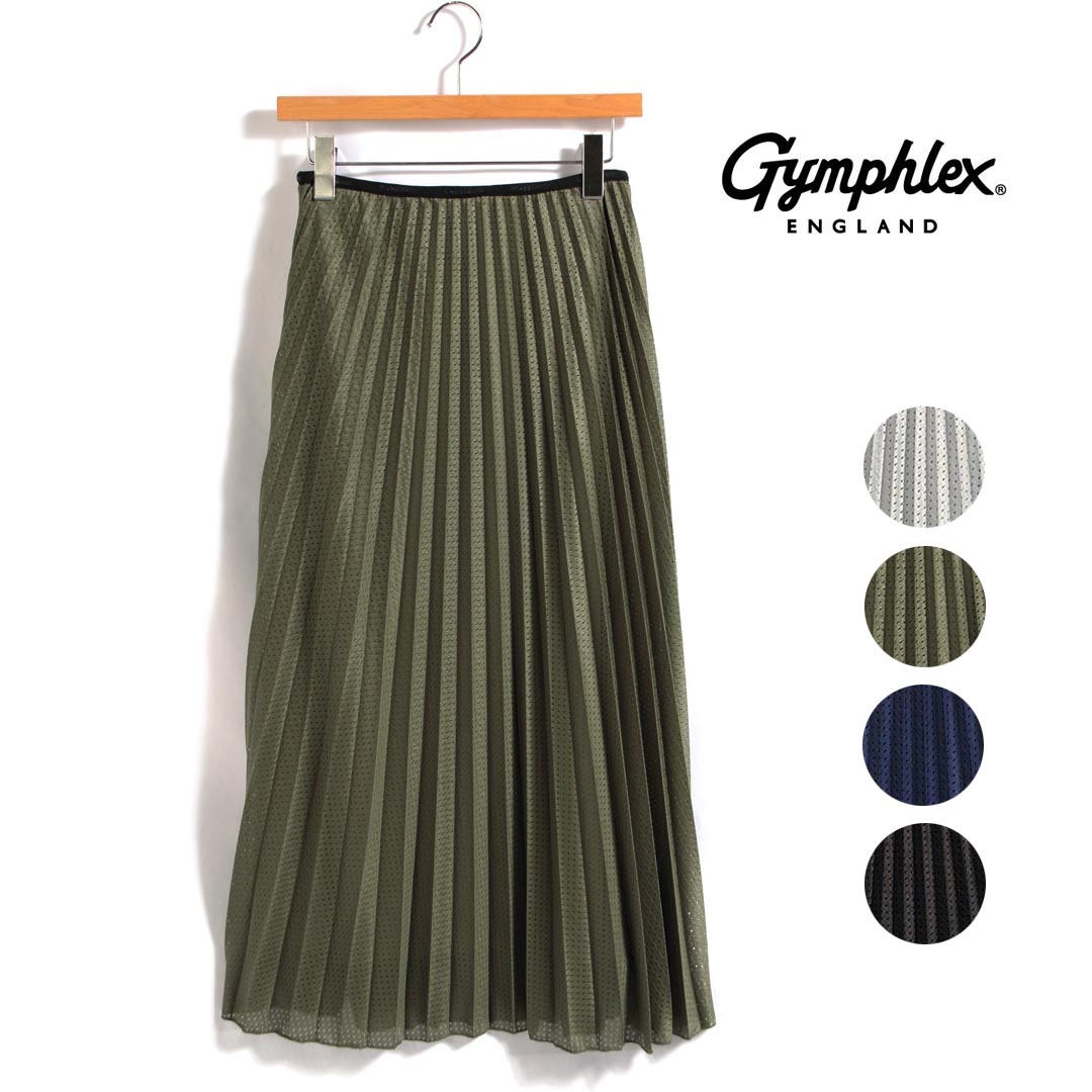 ☆☆【SALE】レディース Gymphlex ジムフレックス メッシュプリーツスカート 品番：GY-F0036EMS【30%OFF】