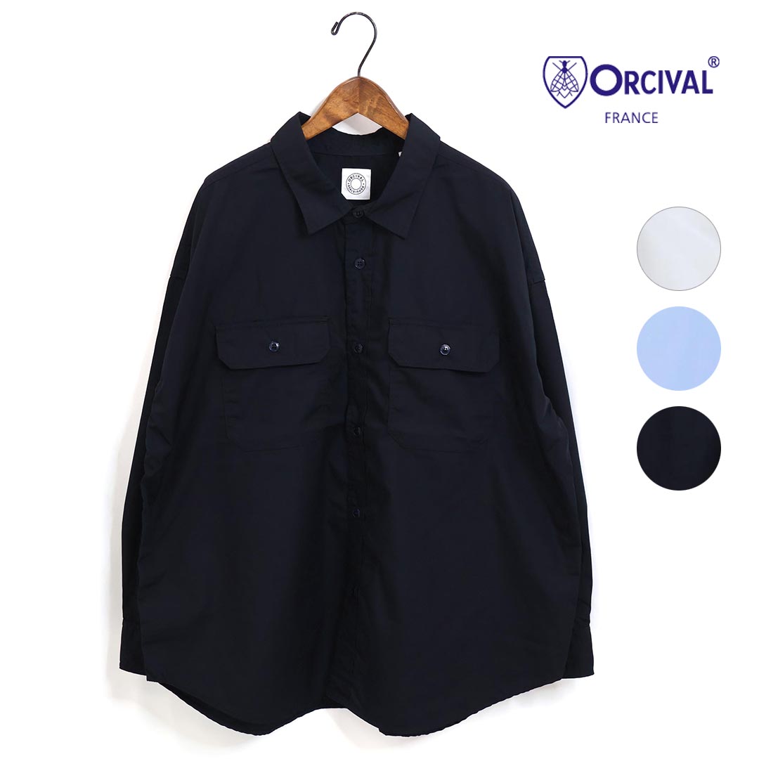 ☆【SALE】レディース ORCIVAL オーシバル オーチバル TCブロード C.P.O.シャツ 品番：OR-B0277HTB【20%OFF】【クーポン対象外】
