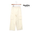 レディース Healthy DENIM Leek リーキ カーゴパンツ H65231903 サイズ22,23,24 Cream