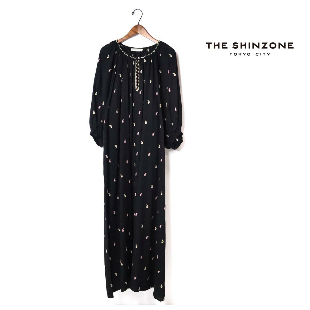 ★レディース THE SHINZONE ザシンゾーン PAISLEY EMBROIDERED DRESS ペイズリー刺繍ドレス 品番:26MMSOP02