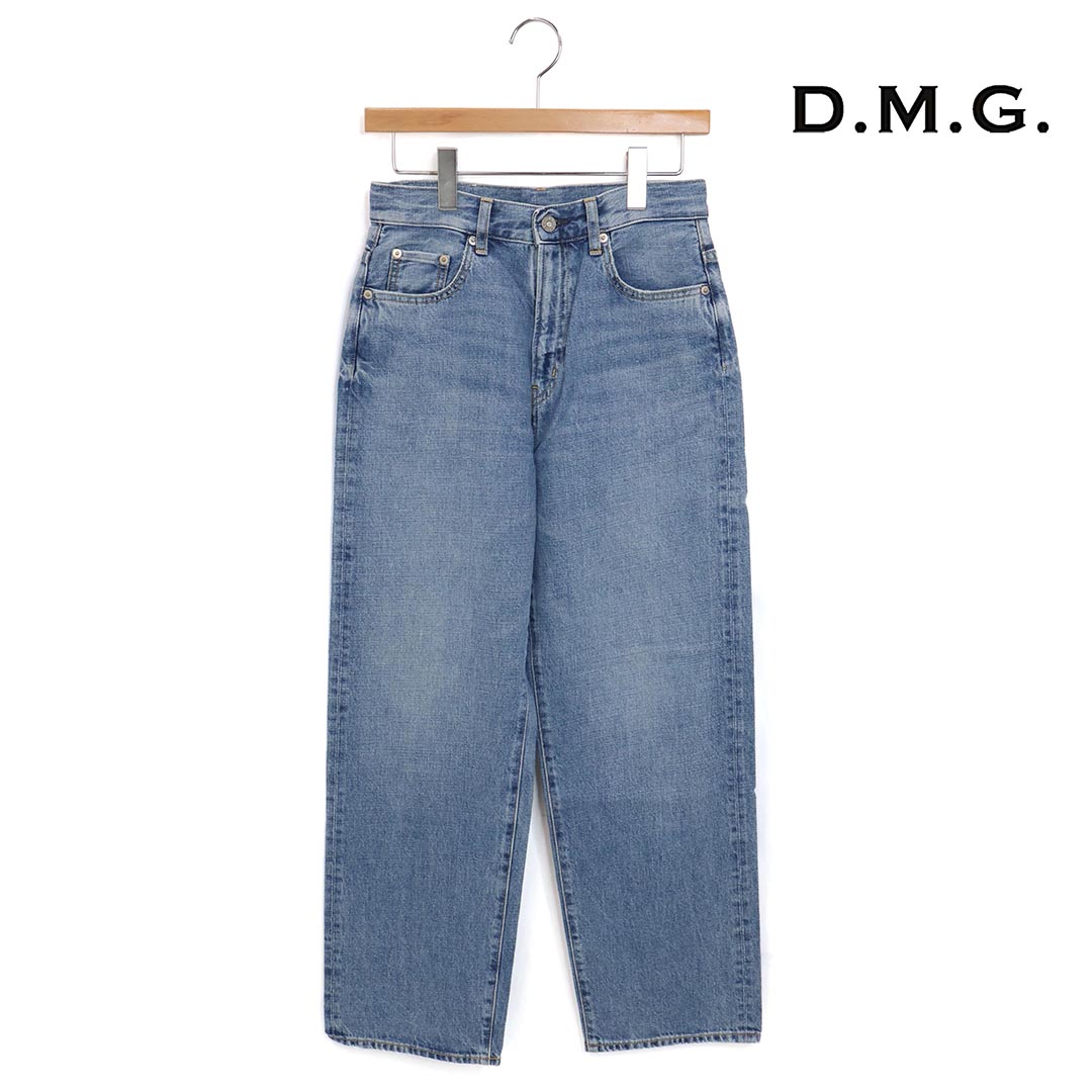 レディース D.M.G. ディーエムジー 甘織5Pストレートデニム 品番：11-199D ユーズド