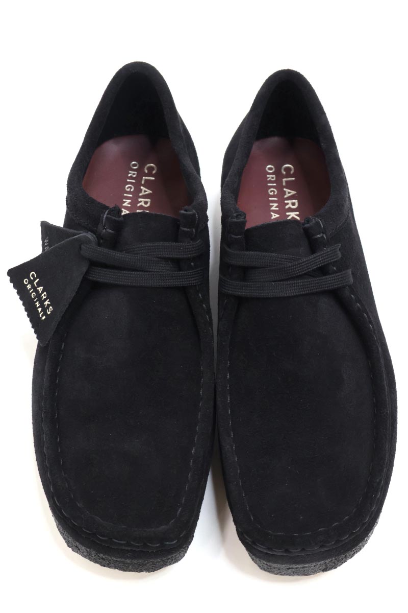 メンズ Clarks クラークス Wallabee ワラビー スエード 26155519.BLACK SUEDE