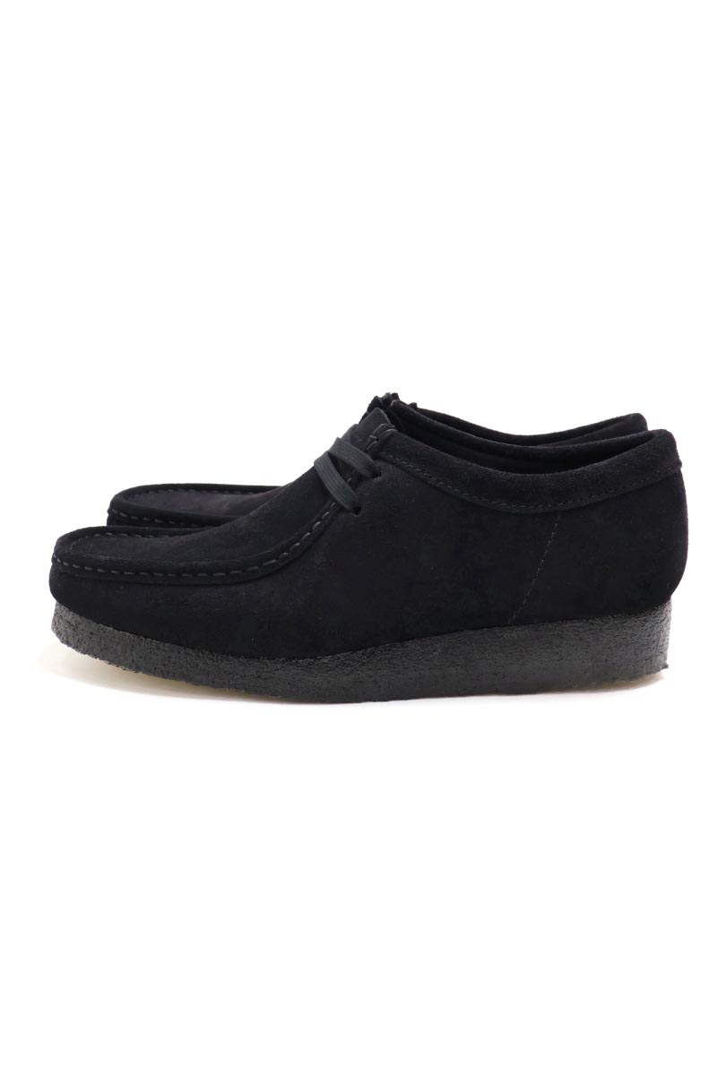 メンズ Clarks クラークス Wallabee ワラビー スエード 26155519.BLACK SUEDE