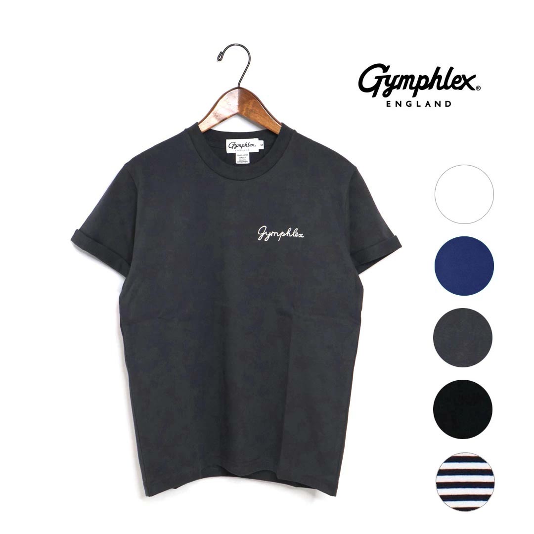 Rakuten - レディース メンズ Gymphlex ジムフレックス 刺繍ロゴTシャツ 品番：GY-C0446COM
