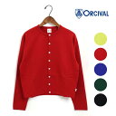 ☆【SALE】レディース ORCIVAL オーシバル オーチバル スーピマコットン クルーネックカーディガン OR-C0356SPB【20%OFF】【クーポン対象外】