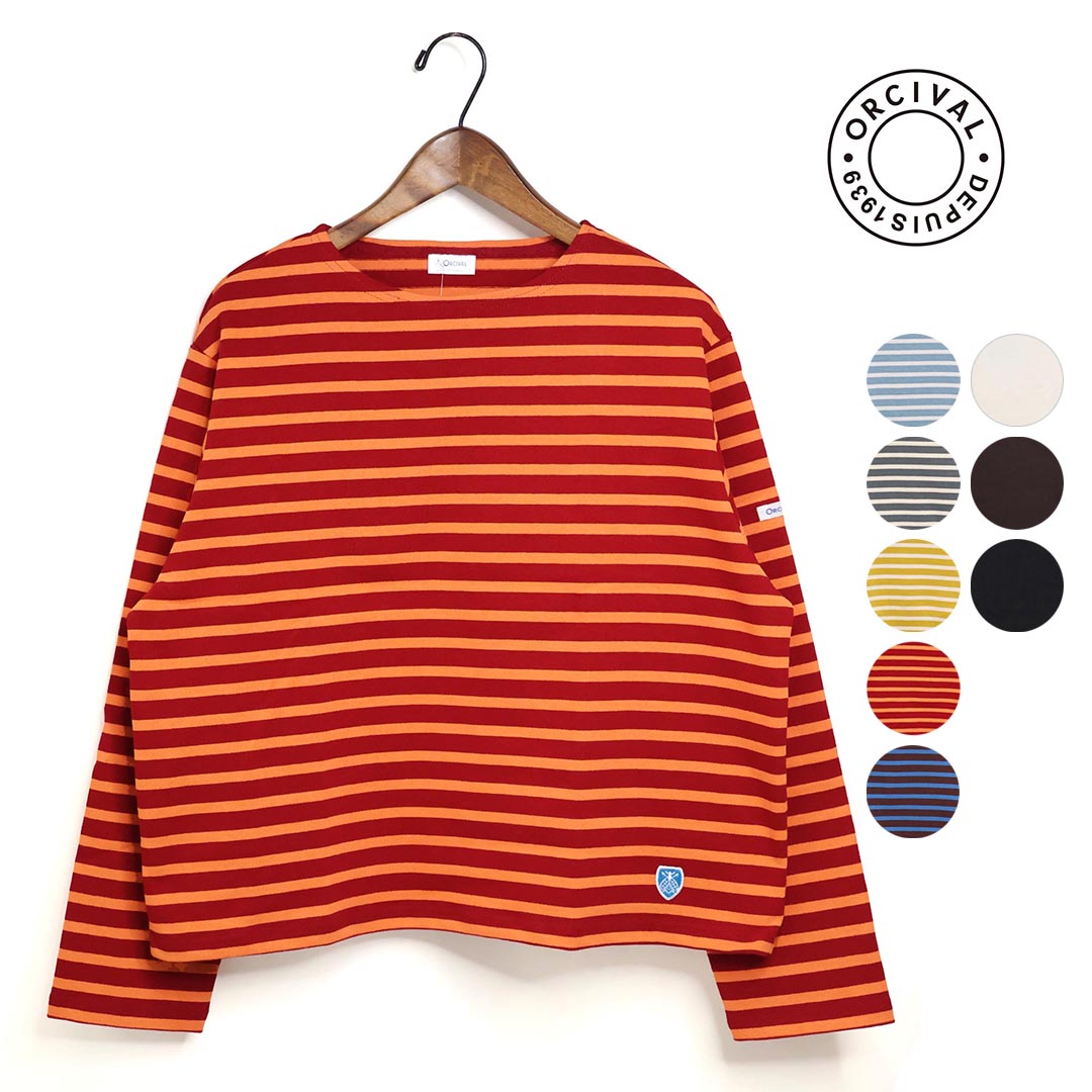 レディース ORCIVAL オーシバル コットンロード クルーネックTシャツ 品番：B259