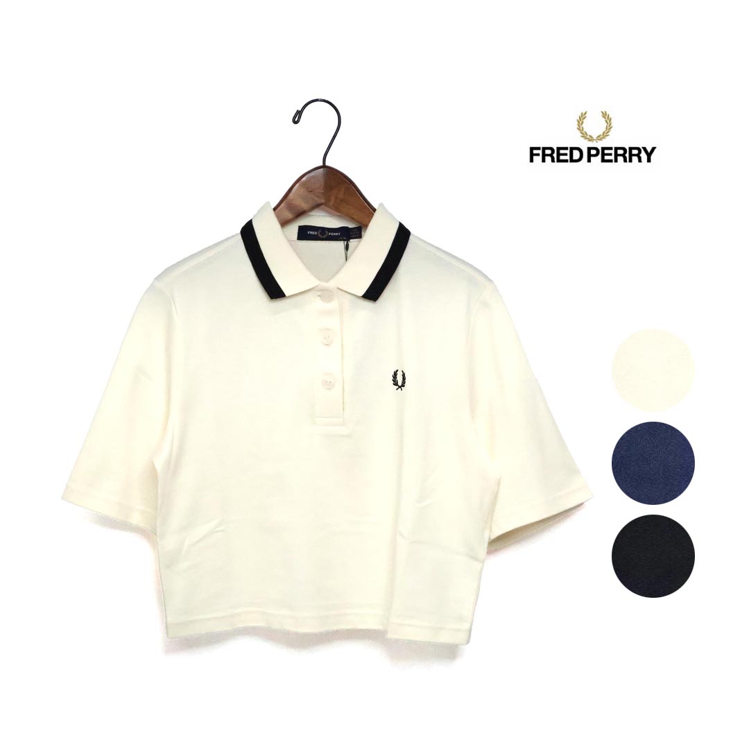 【クーポン配布！】レディース FRED PERRY フレッドペリー Bold Tipped Polo Shirt ポロシャツ 品番：G2182