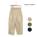 レディース nicholson&nicholson ニコルソンアンドニコルソン 2タック ワイドパンツ 品番:HAKAMA-GABA
