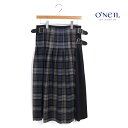 ☆【SALE】レディース O'NEIL OF DUBLIN オニールオブダブリン WORSTED WOOL PATCHWORK LOW WAIST PLEATS...