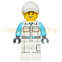 レゴ シティミニフィグ 電動キックボードのアテンダントの女性 LEGO ばら売り