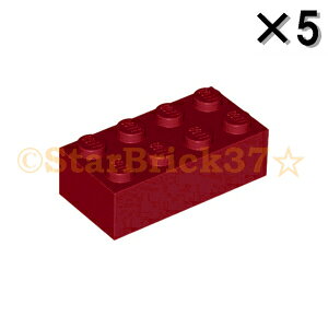레고 부품 블록 2 × 4 다크 레드 [5 개 세트] LEGO 장미 판매