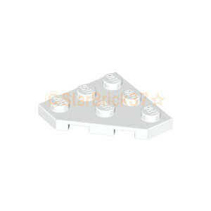 レゴ[LEGO]パーツばら売りのプレート3×3コーナーカットのホワイトです。レゴ[LEGO]パーツばら売りのプレート3×3コーナーカットのホワイトです。