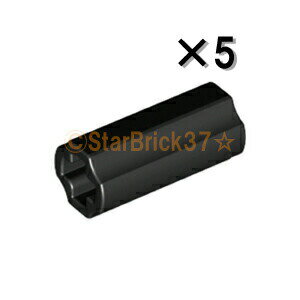 レゴ テクニック パーツ テクニック車軸コネクター[スムース・X軸穴有] ブラック[5個セット] LEGO ばら売り