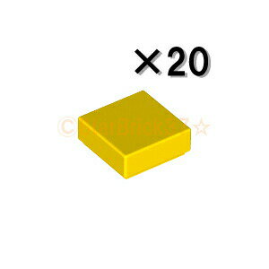 レゴ パーツ タイル1×1 イエロー[20個セット] LEGO ばら売り