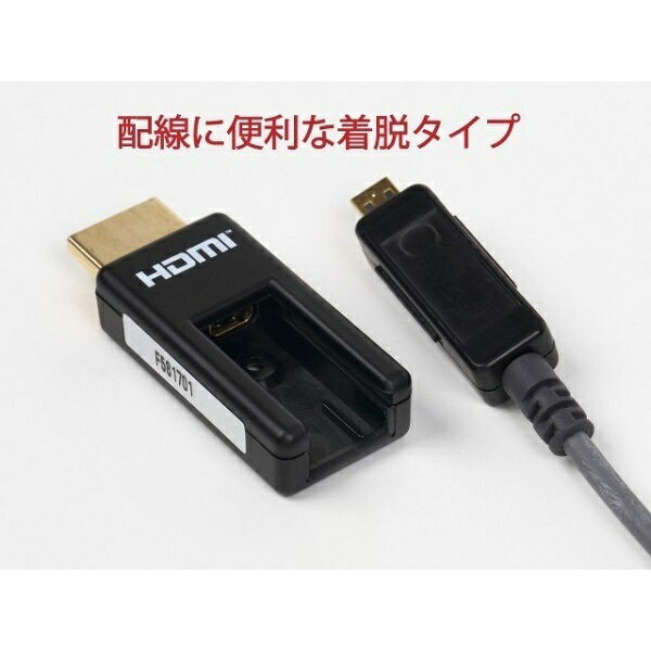 HDMI4K/30P画像対応の光ファイバーHDMIケーブル