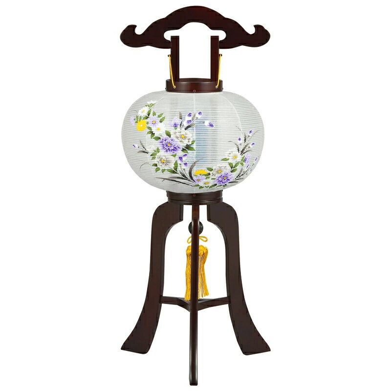 乐天商城 - 盆提灯 木製 回転灯 大内行灯 9号 NoK153 高さ69cm [お盆 提灯 盆ちょうちん 新盆 初盆 モダン]