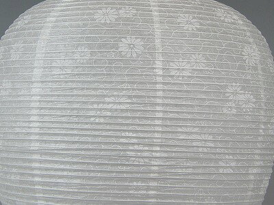 盆提灯 お盆 提灯 LED付き 白提灯 初盆 新盆 白紋天＋LED電池灯セット [化粧箱なし...