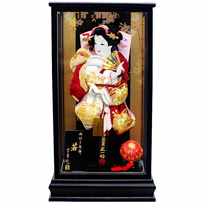 [40P][40]羽子板 ケース入り 押絵羽子板 13号 [若] ケース飾り [KGCH13-40] [初正月 初節句 お祝い 女の子 コンパクト飾り]のサムネイル