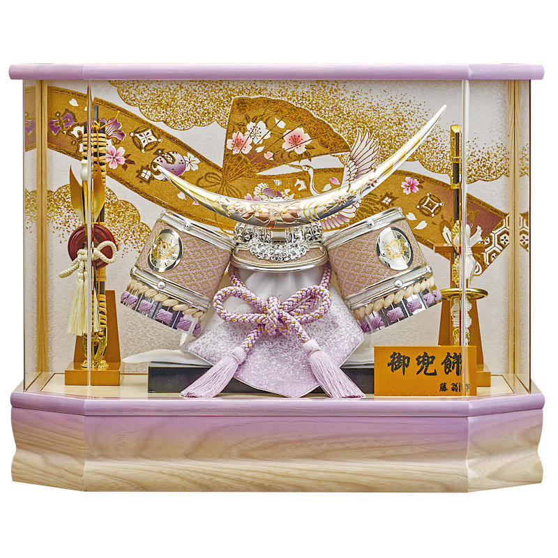 [SL] 五月人形 おしゃれ ケース飾り [青葉] 225-733 [伊達政宗] [アクリル 兜飾り 初節句 男の子 戦国 武将]