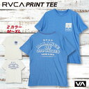 【rvca】 ルーカ Tシャツ メンズ プリントT tee フロントプリント セレブT アーバンテイスト サーフブランド ルカ サーフ ブランド アメカジ サーフ系 ストリート スケボー カリフォルニア 20代 30代 40代 50代 ファッション かっこいい VA US企画