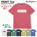 Tシャツ メンズ 半袖 ビンテージ ピグメント 製品染め 柔らかい 製品洗い 風合い サーフブランド TOMTJUNIOR ブランド フロントプリント XL 大きいサイズ 中古みたいな USEDっぽい メンズ レディース 20代 30代 40代 50代 ファッション カジュアル シンプル コーディネート