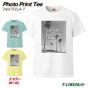 Tシャツ メンズ 半袖 ブランド サーフブランド T-LINEAL フォトプリントT PHOTO Tee 厚手 アメカジ ストリート XL 全3色 綿 大きいサイズ オシャレ かっこいい 20代 30代 40代 50代 60代 カジュアル 人気 フロントプリントt