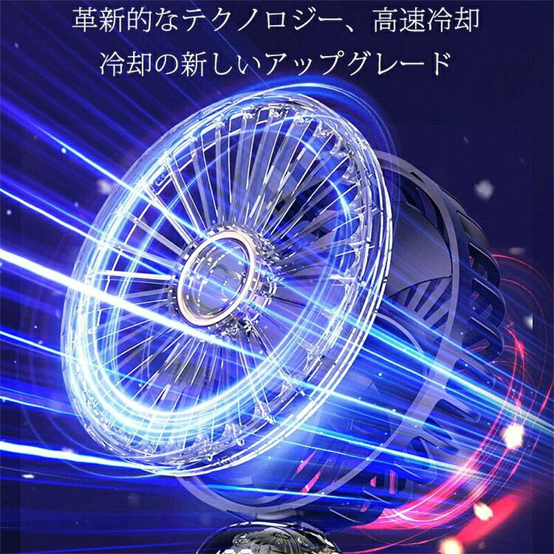 STAR FIELD 358の【2026新品】【SALE！】クリップ付 卓上 扇風機 クリップ 風量5段階 モバイルバッテリー 6000mAh 卓上扇風機 充電式扇風機｜アングル2