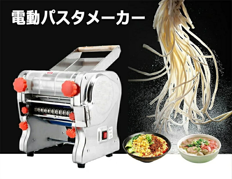 STAR FIELD 358の【2026新品】【SALE！】電動パスタメーカー RSS-240 製麺機 3mm/9mm両用ブレード付属 4種ブレードタイプ選択 パスタマシン パスタ押し機器 そば/うどん/生パスタ/中華麺/餃子の皮など ハイパワー550W 自家製 とてもコシのある麺が作れます！ 業務用 家庭用｜アングル2