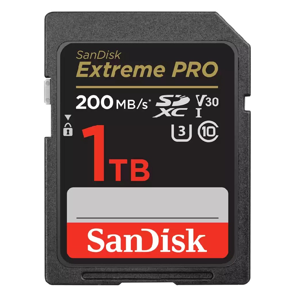 【5/18 いちばの日 P最大7倍】SDXC 1TB サンディスク SDカード SanDisk UHS-I U3 V30 Extreme PRO Class10 クラス10 R:200MB/s 高速 一眼レフ デジカメ デジタルカメラ ミラーレス カメラ フォトフレーム 写真 動画 保存 4K Full HD 海外リテール SDSDXXD-1T00-GN4IN