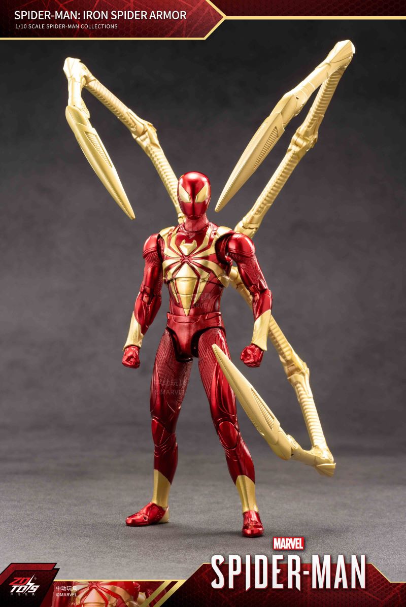ZD TOYS 스파이더 맨 아이언 스파이더 아머 (7 인치 X 시리즈)