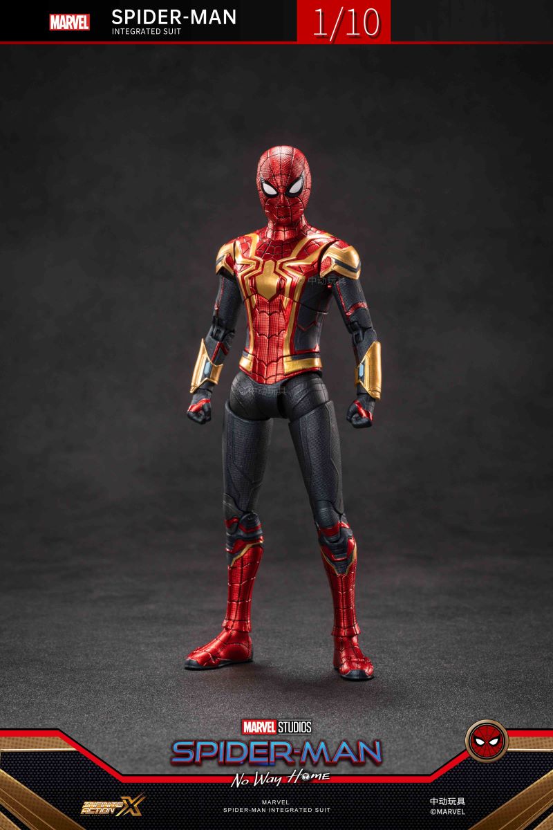 ZD TOYS 스파이더맨 통합 슈트 노웨이 홈(7인치 X시리즈)