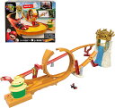 【当店限定!エントリーでポイント10倍】マテル ホットウィール(Hot Wheels) ザ・スーパーマリオブラザーズ・ムービー ジャングル王国レース【プレイセッ...