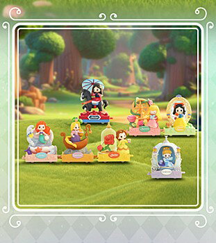52TOYS BLINDBOX ディズニープリンセス D-baby ロマンティックパレード 6BOX トレーディングフィギュア コレクション コレクショントイ ブラインド