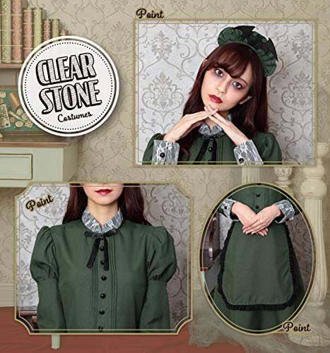 Party City コスプレ 洋館メイド レディース 緑 M