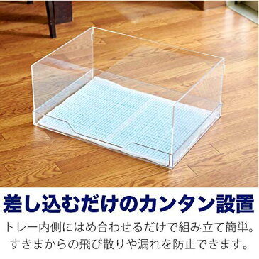 クリアレット 2 M用 飛散ガード ワイドシーツ対応 飛散防止 オプション品 飛び散り防止 ※本体トレーは付属致しません。