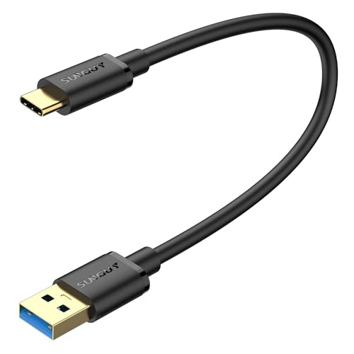 SUNGUY USB Type C ケーブル 0.3M USB3.1 Gen2 10Gbps データ転送 18W急速充電 USB-A to USB-C 短い 30..