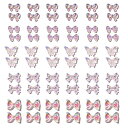 【当店限定!エントリーでポイント10倍】ネイルパーツ 蝶々 3D 立体 オーロラ 60個 セット ネイルアート レジンパーツ レジン shefun ネイルデコパーツ ジェルネイル ネイルデザイン 可愛い ネイル用 パーツ JP207