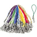 【当店限定!エントリーでポイント10倍】ストラップ カニカン フック付き 100本セット アクセサリ パーツ 手つくり 自作 DIY 金具 使用 USBメモリ ...