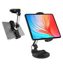 【当店限定!エントリーでポイント10倍】ZenCT タブレットホルダー スマホスタンド 粘着ゲル吸盤式 iPhone/iPad4.7-12.9インチ 多機種対応 強力真空吸盤 安定性 ブラック CT040