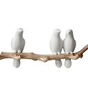 【当店限定!エントリーでポイント10倍】IKENOKOI壁掛けフック ウォールハンガー 北欧風 鳥 壁飾り インテリア 服/鞄/傘/帽子掛け(鳥3羽)