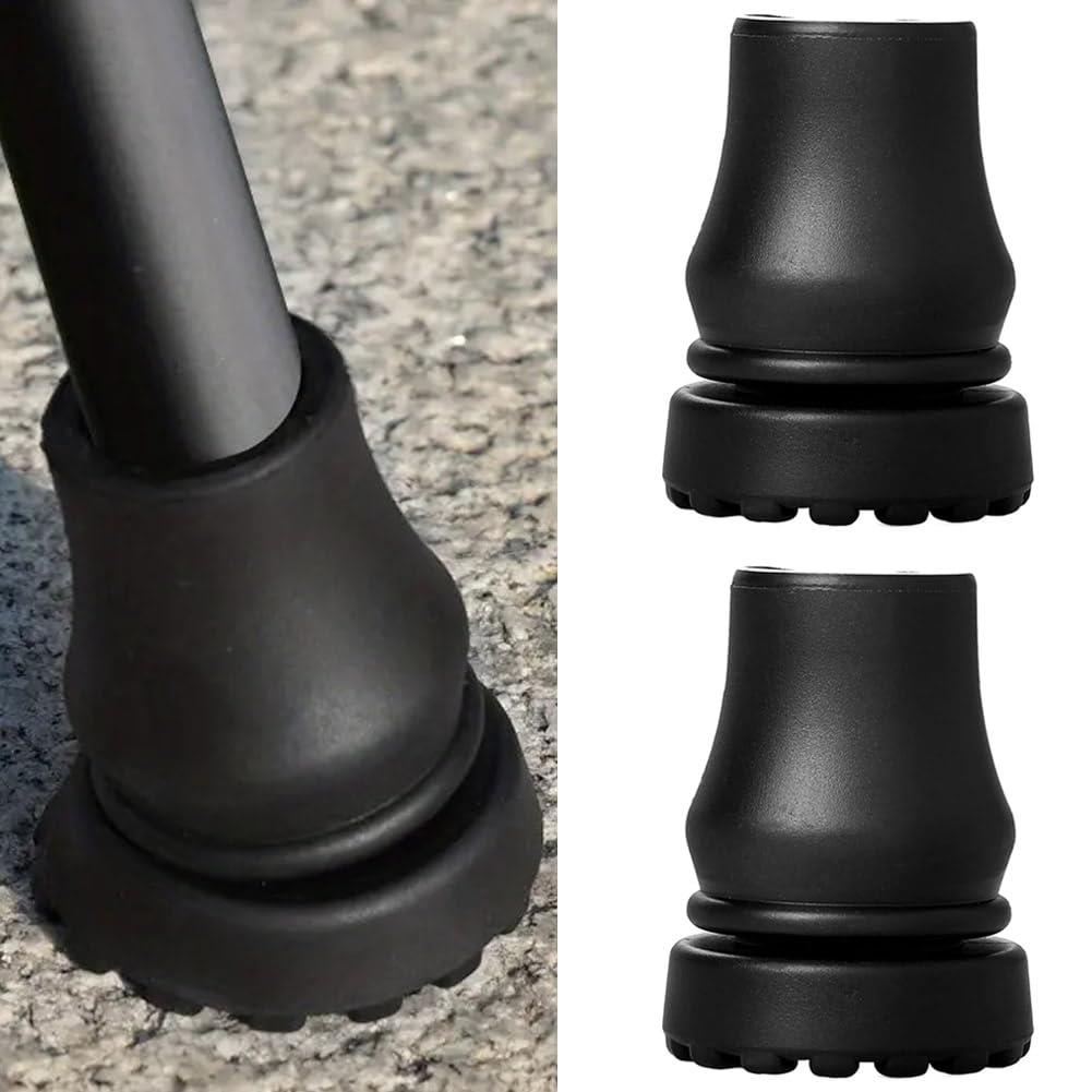 Moeagel 杖先ゴム 替えゴム 16mm 2個入 杖先替えゴム 松葉杖 ゴムキャップ 交換用 杖ゴム 滑り止め 衝..