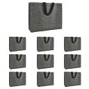 【当店限定!エントリーでポイント10倍】手提げ袋 10枚 不織布袋 ギフトバッグ 40x32x12cm 横 厚手タイプ 不織布バッグ 買い物バッグ 防水 オフィ...