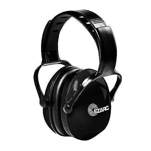 ［EZARC］ 防音いやーまふ 子供用 遮音地 SNR30dB 調節可能 防音ヘッドホン 学生用 初 （ブラック）