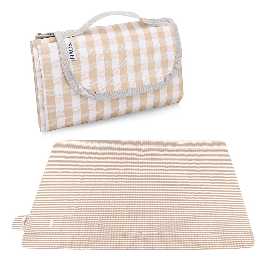 SCIVEI レジャーシート ピクニックマット 大判 150x200cm 3〜6人用 折りたたみ 防水 防湿 コンパクト収..