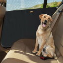 MIGHTYDUTY ペット用ドライブシート サイドドア保護カバー 2枚セット 犬用 猫用 車内ドアを爪傷 擦り傷 汚れから強力に防ぐ 洗濯簡単 カー用品 左右セット（ブラック）