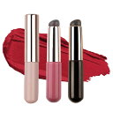 リップブラシ コンシーラーブラシ シリコン 3個セット 丸頭 メイクブラシ 口紅 ブラシ 携帯用 タッピングコンシーラーブラシ シリコンパフ