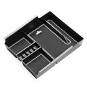 ruiya トヨタ アルファード30系後期 専用 センター コンソールボックス センターコンソールトレイ 内装パーツ アクセサリー 小物入れ ABS素材 充電USB機能 ビビリ音なし