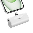 iWALK モバイルバッテリー 超小型 iPhone 4500mAh コネクター内蔵 コードレス 軽量 直接充電 iPhone 15/15 Pro Max、iP...