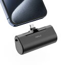 iWALK モバイルバッテリー 超小型 iPhone 4500mAh コネクター内蔵 コードレス 軽量 直接充電 iPhone 15/15 Pro Max、iP...