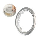 【当店限定!エントリーでポイント10倍】XIAOSUO 髪の毛キャッチャー お風呂 排水口ネットホルダー 100枚 水切りネット付き 排水溝 ゴミ受け ステンレス製 髪の毛 細かなゴミ お風呂 ゴミ受け直径8~10cm排水口対応 高さ1.1cm